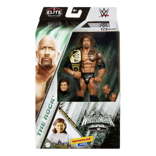 WWE Elite WrestleMania The Rock Action Figure