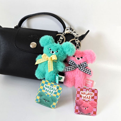 Wasabi Bear Plush Keychain- Official