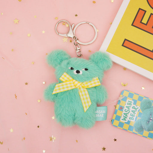 Wasabi Bear Plush Keychain- Official