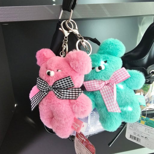 Wasabi Bear Plush Keychain- Official