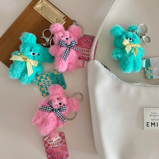 Wasabi Bear Plush Keychain- Official