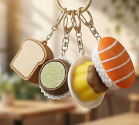 Yumyum Dessert Clicker Keychain- Stress Relief Fidget Toy- Random