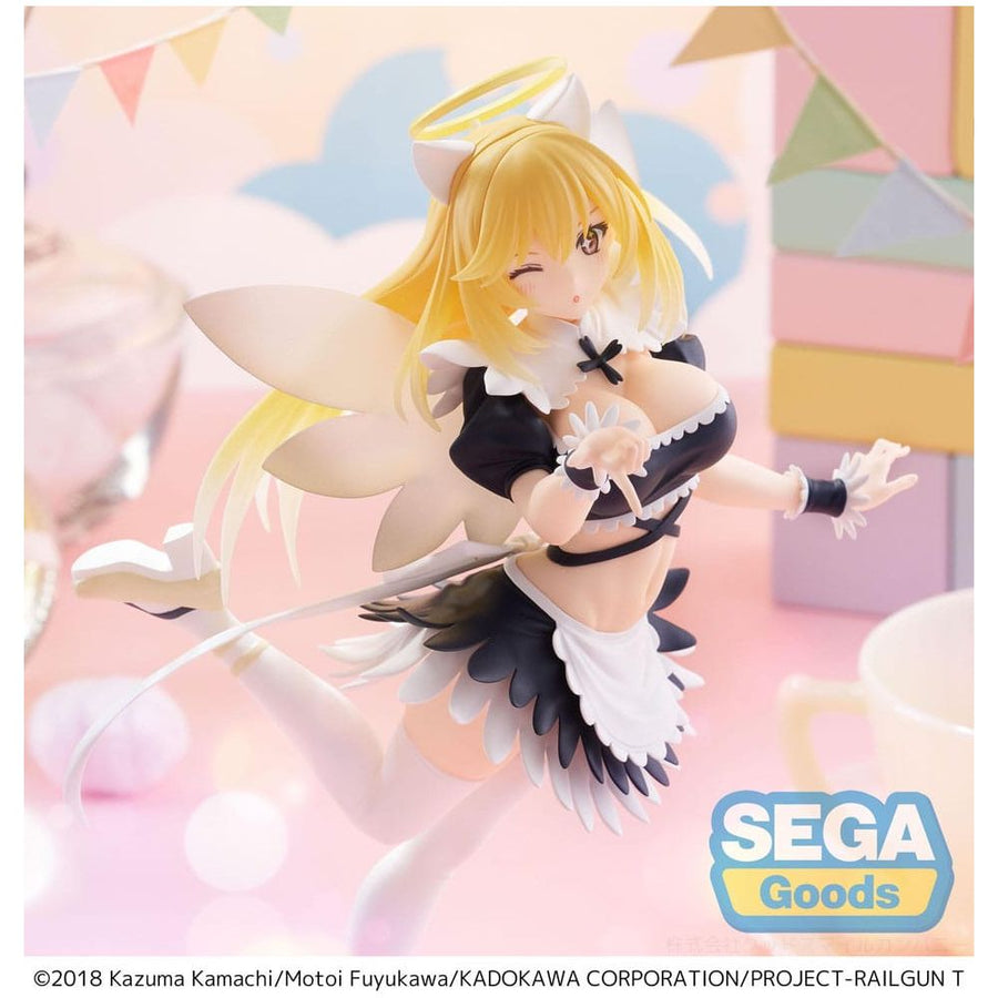 A Certain Scientific Railgun T Luminasta PVC Statue Misaki Shokuhou Fallen Angel Maid 20 cm - The Happy Toy Store