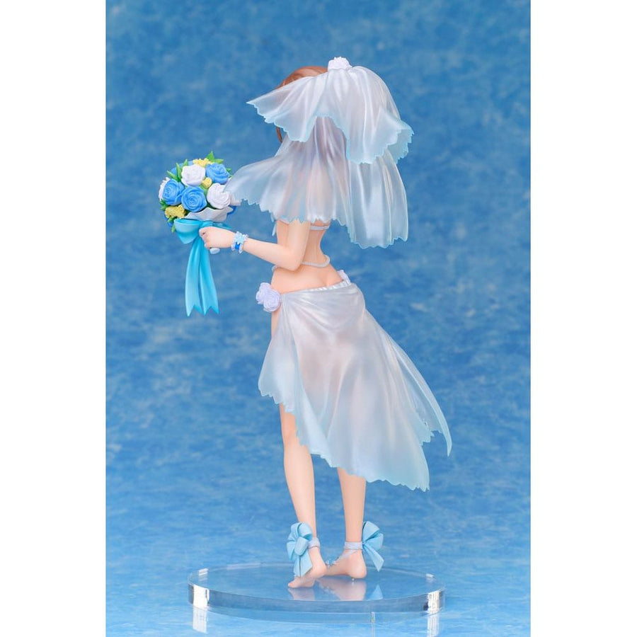 A Certain Scientific Railgun T PVC Statue 1/7 Mikoto Misaka Wedding Swimsuit Ver. 25 cm - The Happy Toy Store