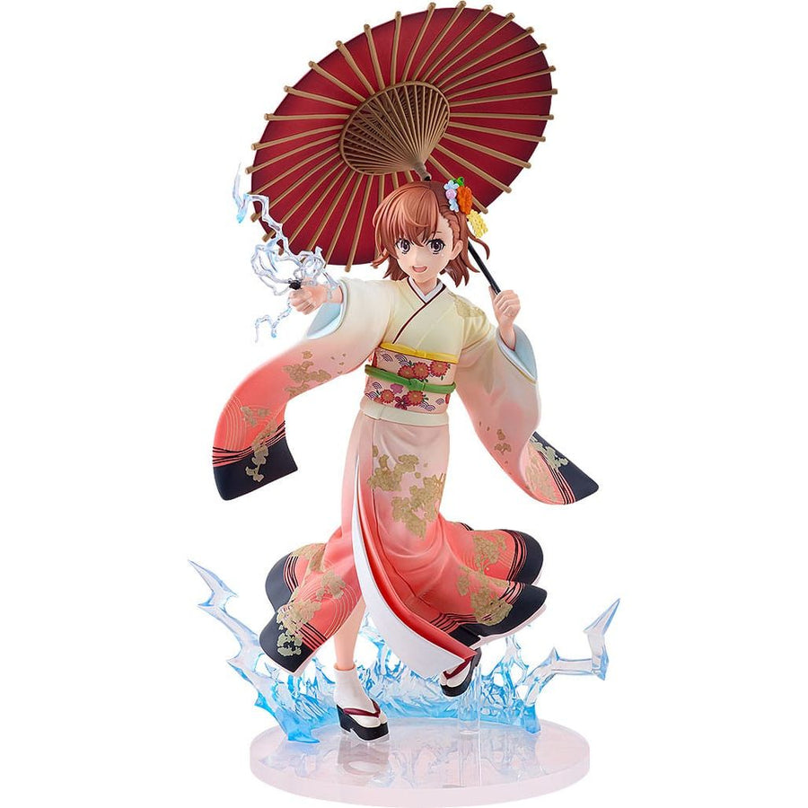 A Certain Scientific Railgun T Statue 1/7 Mikoto Misaka Furisode Kimono Ver. 28 cm - The Happy Toy Store