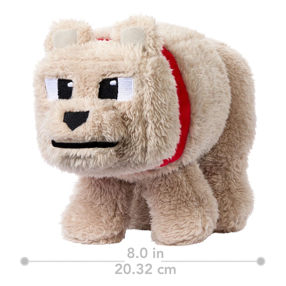 A Minecraft Movie Plush Figure Dennis the Wolf 20 cm - The Happy Toy Store