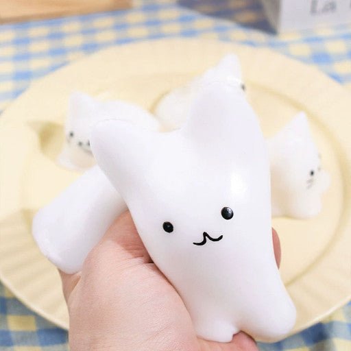 Adorable Pudding Cat Squishy Toy - Stress Relief Fidget Toy - The Happy Toy Store
