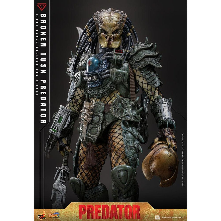 Alien vs. Predator Comic Masterpiece Action Figure 1/6 Broken Tusk Predator 35 cm - The Happy Toy Store