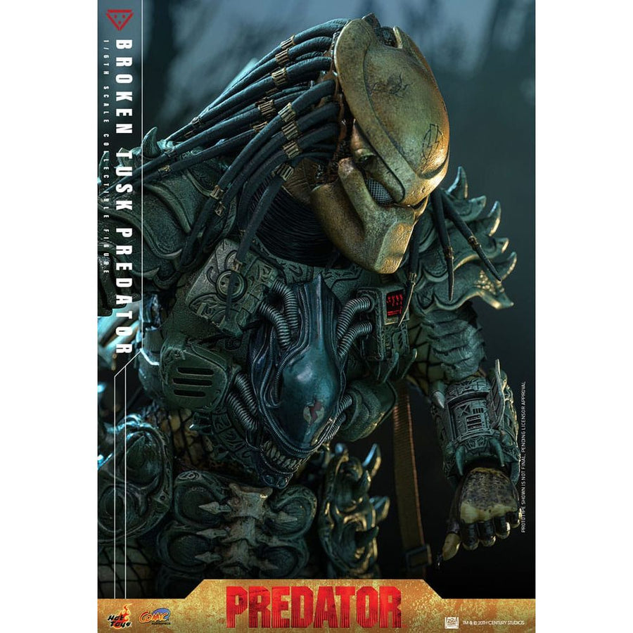 Alien vs. Predator Comic Masterpiece Action Figure 1/6 Broken Tusk Predator 35 cm - The Happy Toy Store