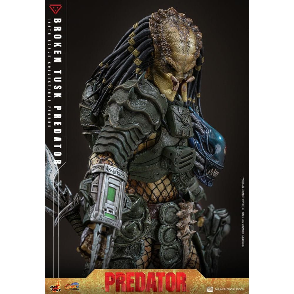 Alien vs. Predator Comic Masterpiece Action Figure 1/6 Broken Tusk Predator 35 cm - The Happy Toy Store