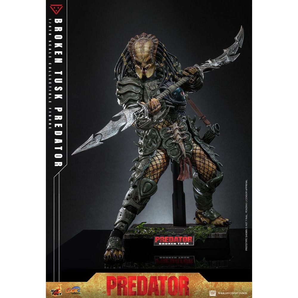 Alien vs. Predator Comic Masterpiece Action Figure 1/6 Broken Tusk Predator 35 cm - The Happy Toy Store
