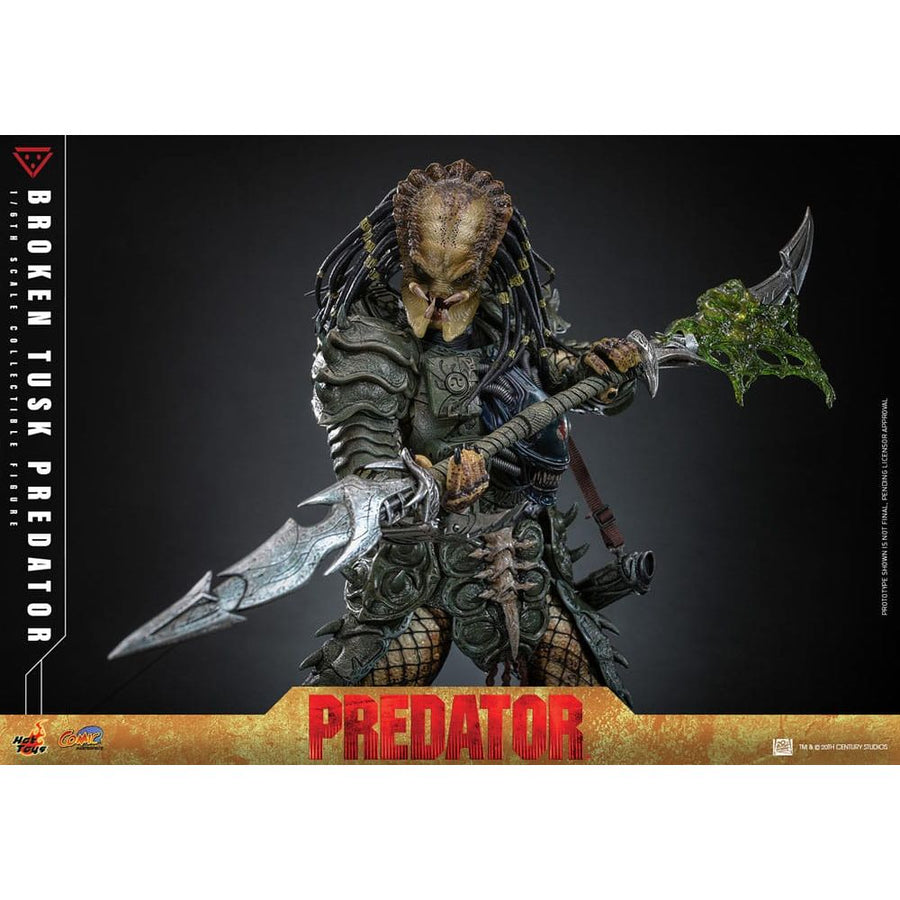 Alien vs. Predator Comic Masterpiece Action Figure 1/6 Broken Tusk Predator 35 cm - The Happy Toy Store