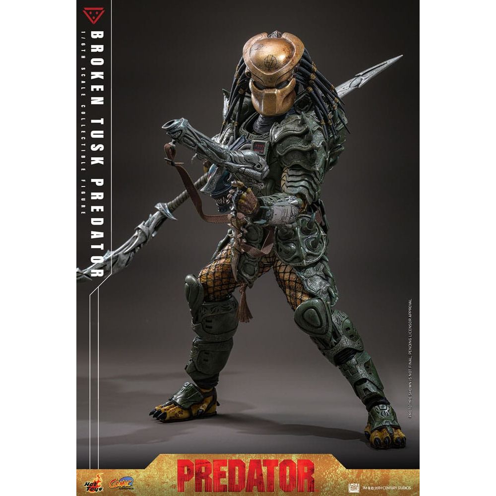 Alien vs. Predator Comic Masterpiece Action Figure 1/6 Broken Tusk Predator 35 cm - The Happy Toy Store