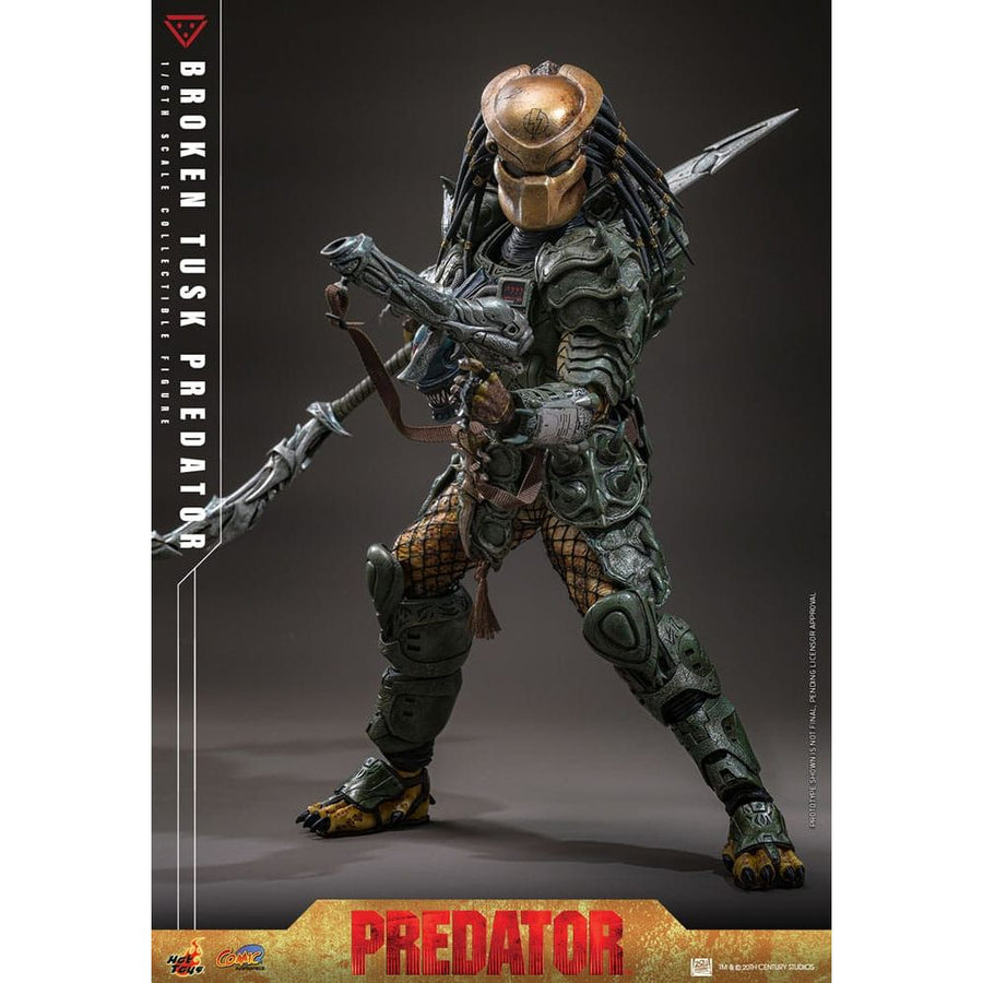 Alien vs. Predator Comic Masterpiece Action Figure 1/6 Broken Tusk Predator 35 cm - The Happy Toy Store