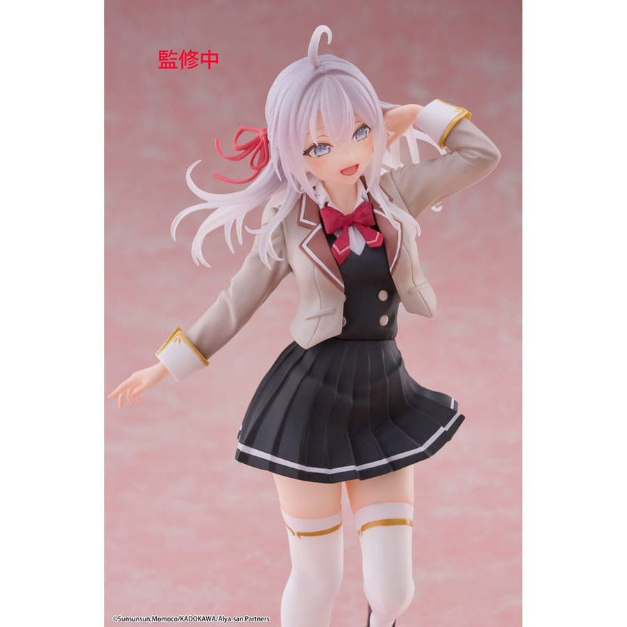 Alya Sometimes Hides Her Feelings in Russian Coreful PVC Statue Alya School Uniform Ver. 18 cm - The Happy Toy Store