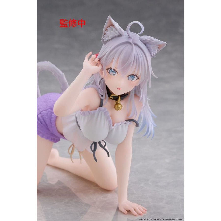 Alya Sometimes Hides Her Feelings in Russian PVC Statue Desktop Cute Figure Alya Cat Ear Roomwear Ver. 13 cm - The Happy Toy Store