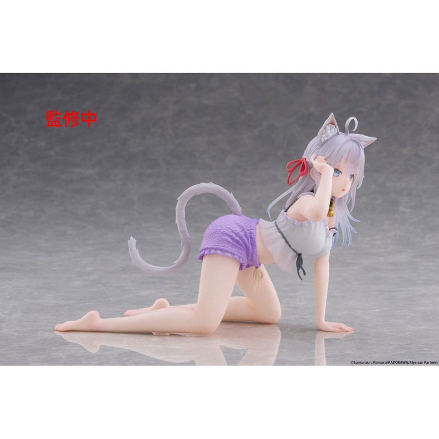 Alya Sometimes Hides Her Feelings in Russian PVC Statue Desktop Cute Figure Alya Cat Ear Roomwear Ver. 13 cm - The Happy Toy Store