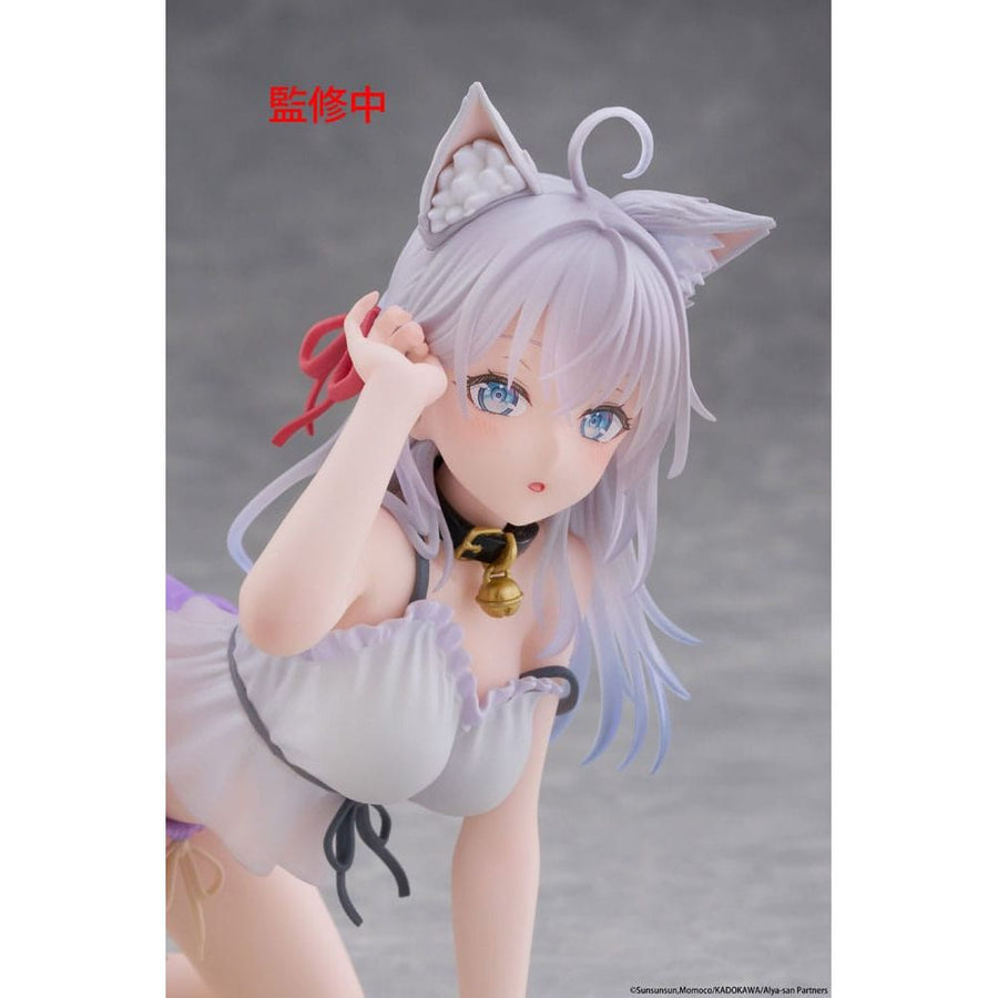 Alya Sometimes Hides Her Feelings in Russian PVC Statue Desktop Cute Figure Alya Cat Ear Roomwear Ver. 13 cm - The Happy Toy Store