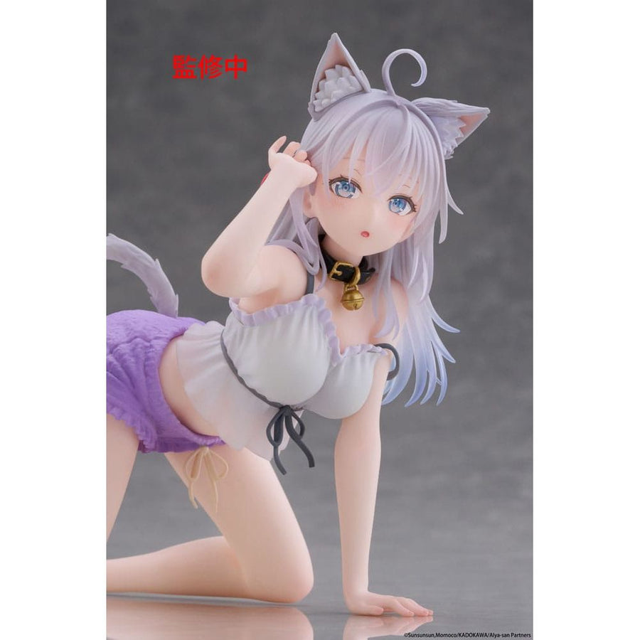 Alya Sometimes Hides Her Feelings in Russian PVC Statue Desktop Cute Figure Alya Cat Ear Roomwear Ver. 13 cm - The Happy Toy Store