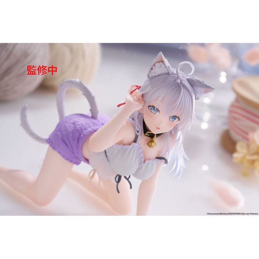 Alya Sometimes Hides Her Feelings in Russian PVC Statue Desktop Cute Figure Alya Cat Ear Roomwear Ver. 13 cm - The Happy Toy Store