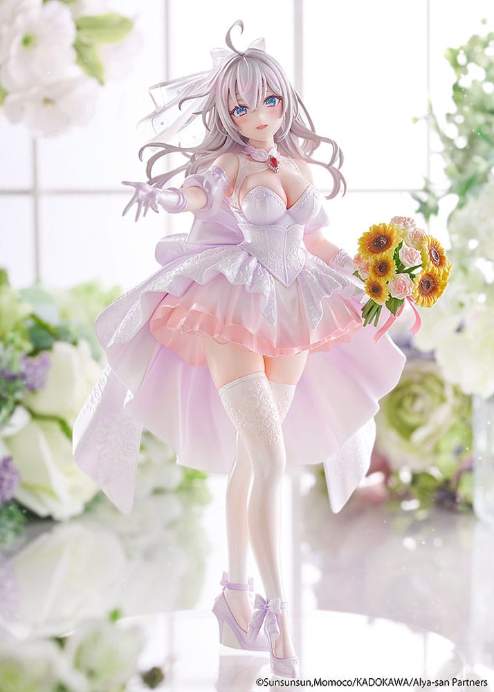 Alya Sometimes Hides Her Feelings in Russian Statue 1/7 Alisa Mikhailovna Kujou Wedding Dress Ver. 24 cm - The Happy Toy Store