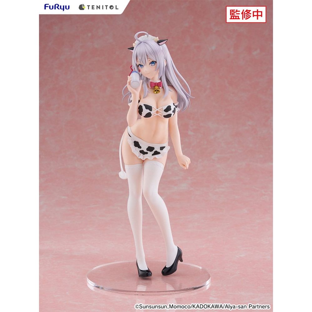 Alya Sometimes Hides Her Feelings in Russian Tenitol Tall PVC Statue Alya Cow Costume Ver. 29 cm - The Happy Toy Store