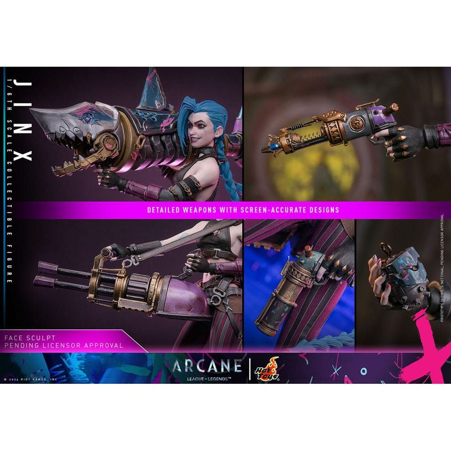Arcane Action Figure 1/6 Jinx 27 cm - The Happy Toy Store