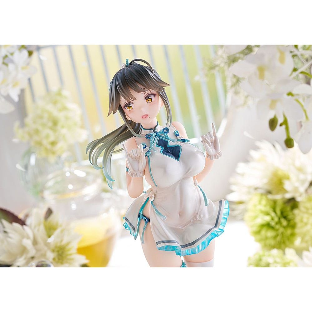 Avian Romance Pink Label 5 PVC Statue 1/6 Ponytail Girl: Qipao 29 cm - The Happy Toy Store