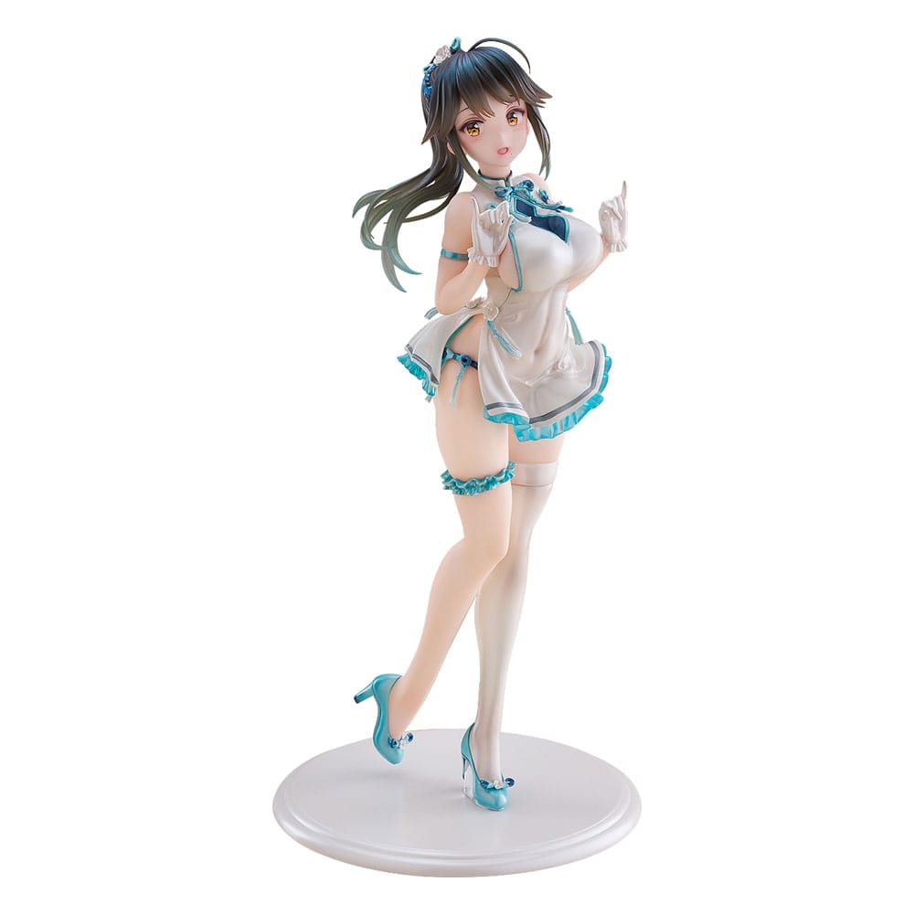 Avian Romance Pink Label 5 PVC Statue 1/6 Ponytail Girl: Qipao 29 cm - The Happy Toy Store