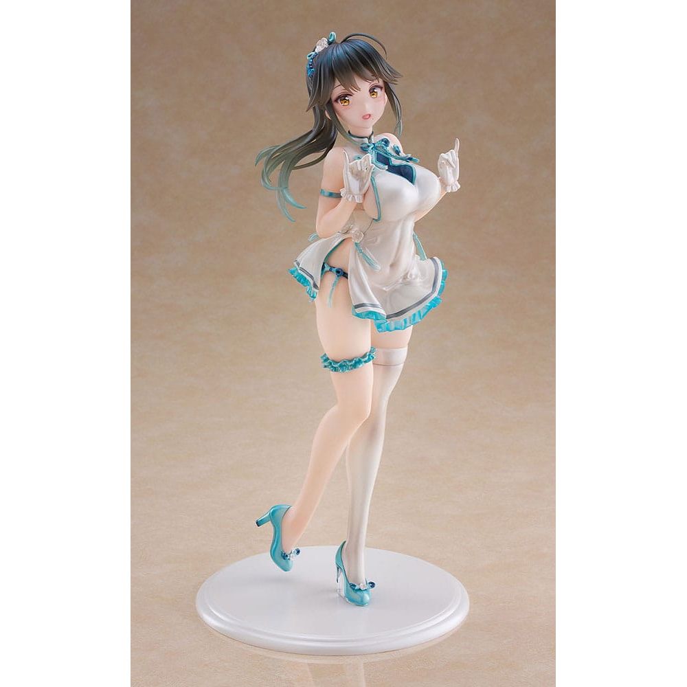 Avian Romance Pink Label 5 PVC Statue 1/6 Ponytail Girl: Qipao 29 cm - The Happy Toy Store