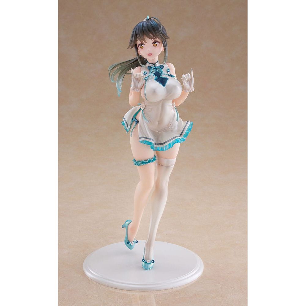 Avian Romance Pink Label 5 PVC Statue 1/6 Ponytail Girl: Qipao 29 cm - The Happy Toy Store