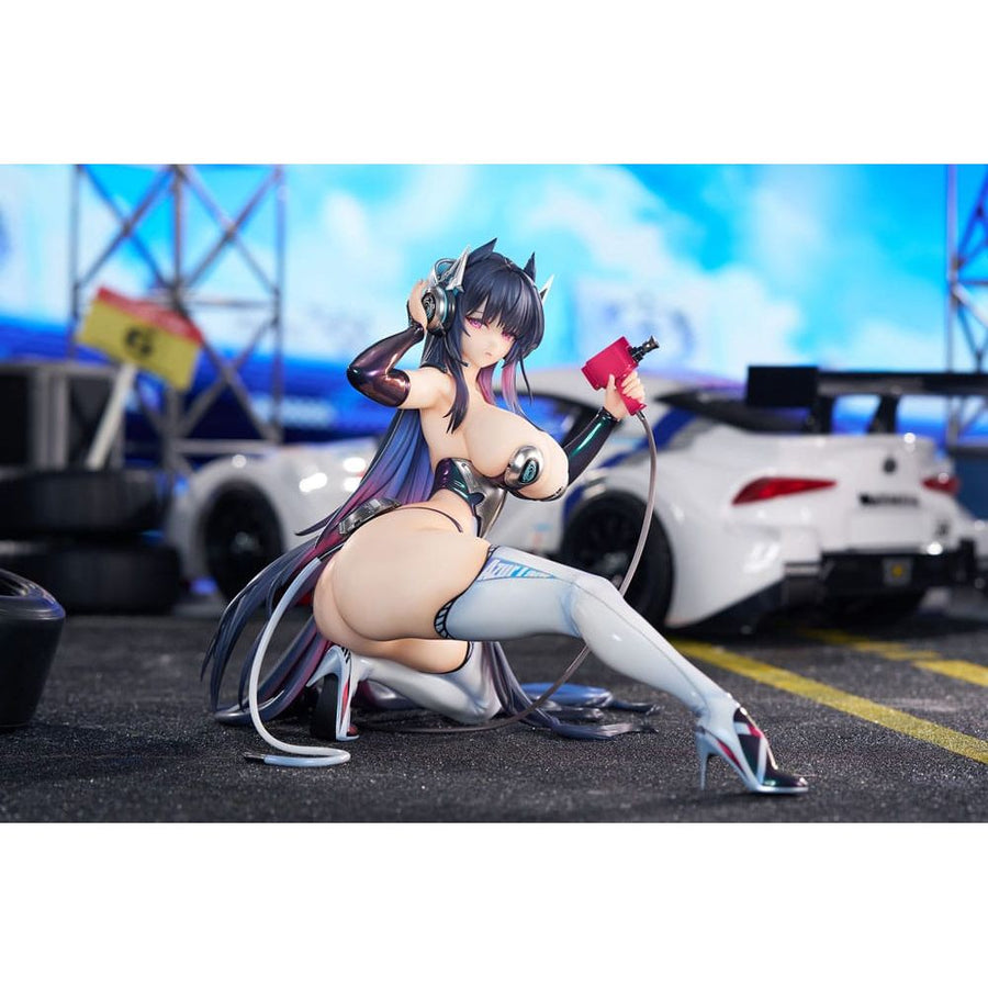 Azur Lane PVC Statue 1/7 Strasbourg Faerie of the Race Circuit Ver. 16 cm - The Happy Toy Store