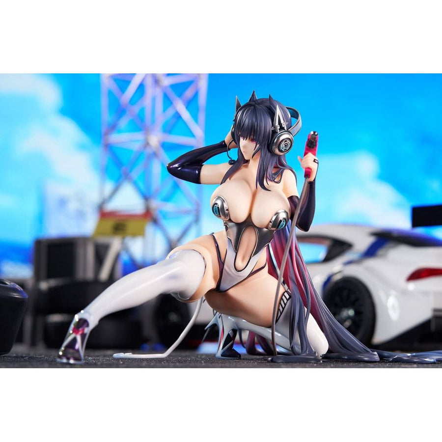 Azur Lane PVC Statue 1/7 Strasbourg Faerie of the Race Circuit Ver. 16 cm - The Happy Toy Store