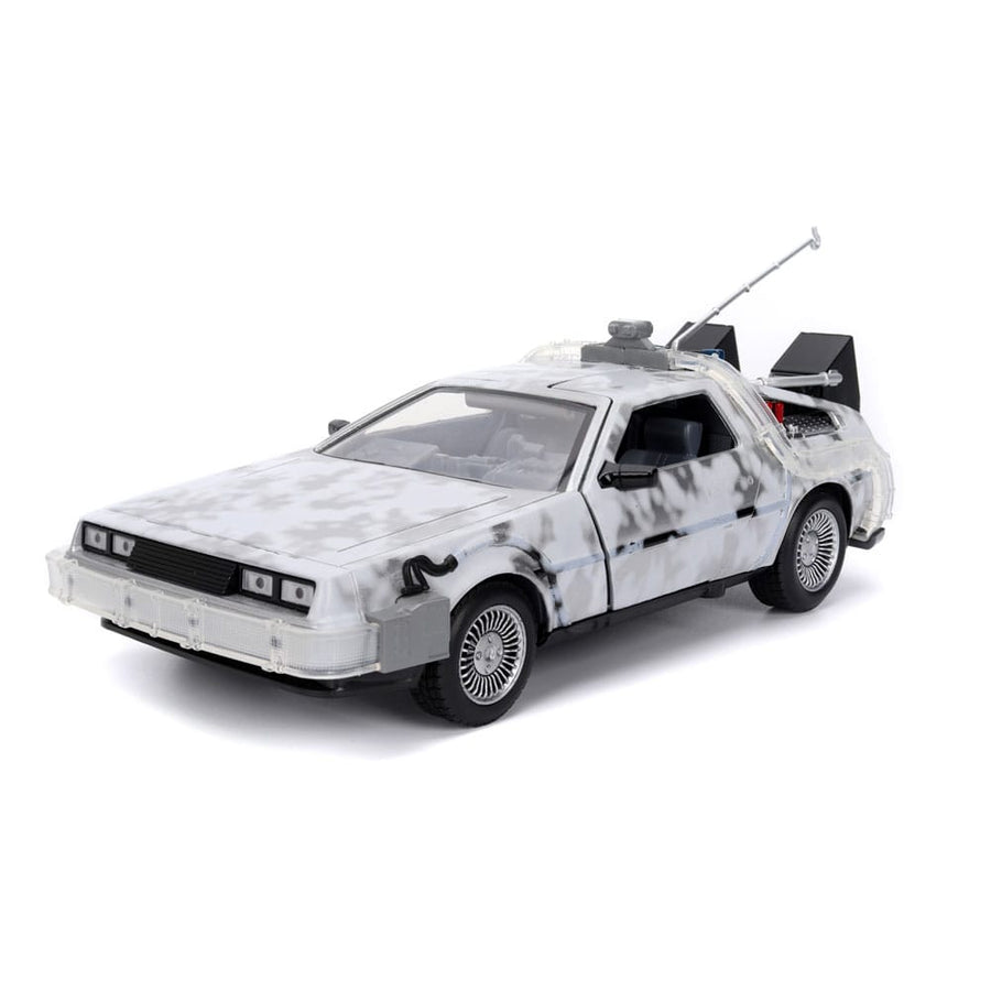Back to the Future Diecast Model 1/24 Time Machine Frost - The Happy Toy Store
