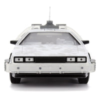 Back to the Future Diecast Model 1/24 Time Machine Frost - The Happy Toy Store