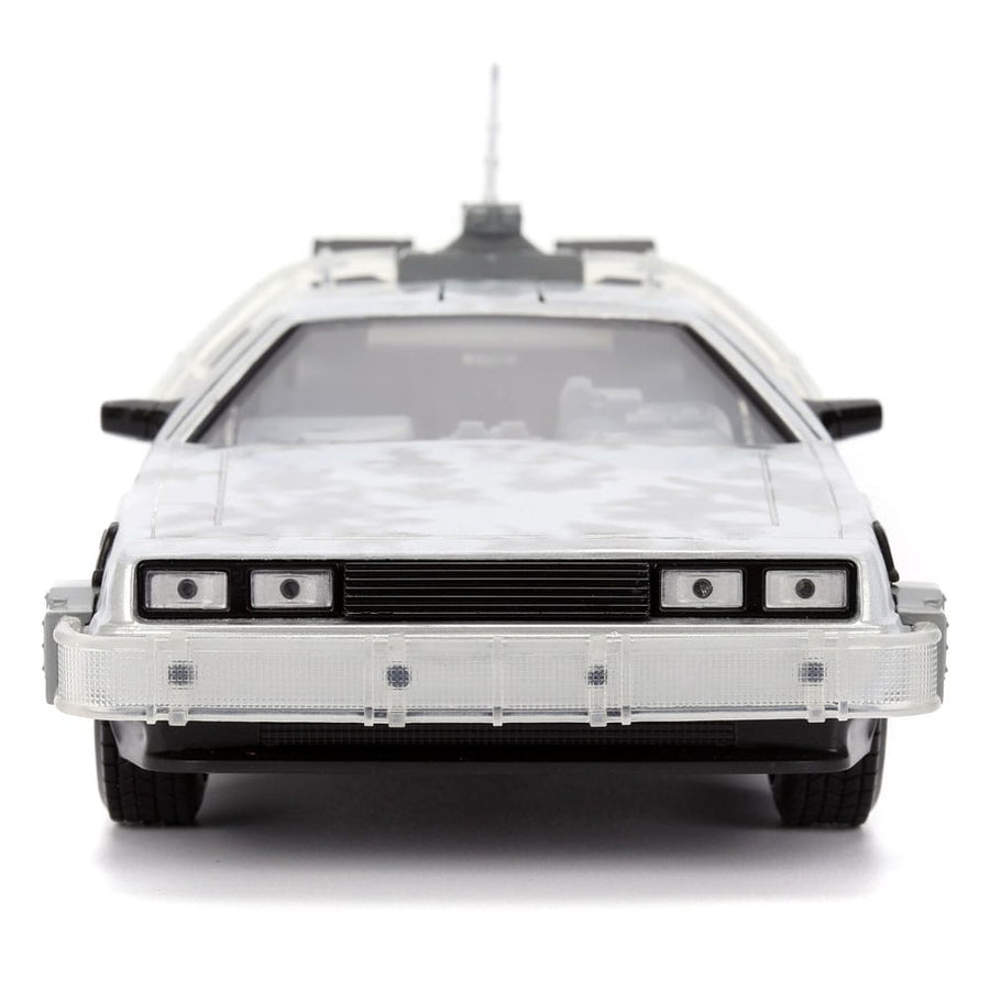 Back to the Future Diecast Model 1/24 Time Machine Frost - The Happy Toy Store