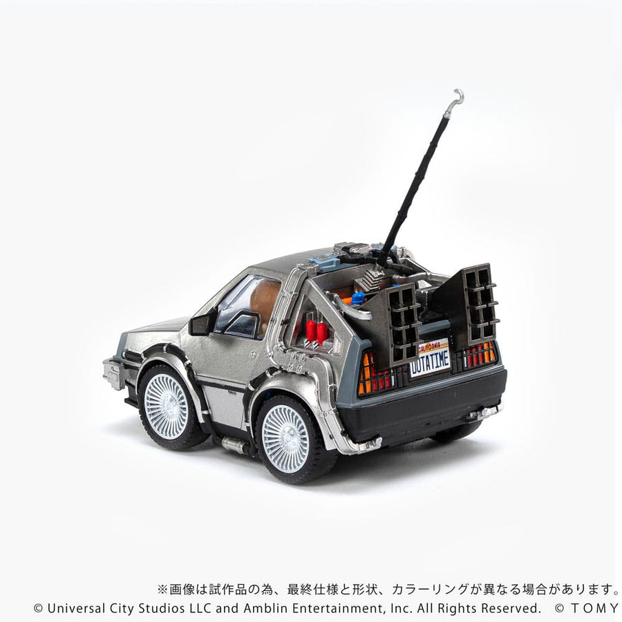 Back to the Future Q - Village Vehicle with mini - figures Time Machine 9 cm - The Happy Toy Store