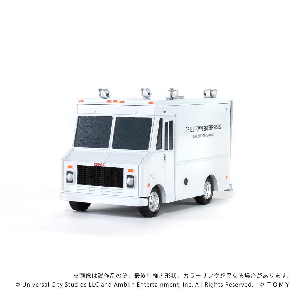 Back to the Future Q - Village Vehicles with mini - figures Time Machine Deluxe Set 9 cm - The Happy Toy Store