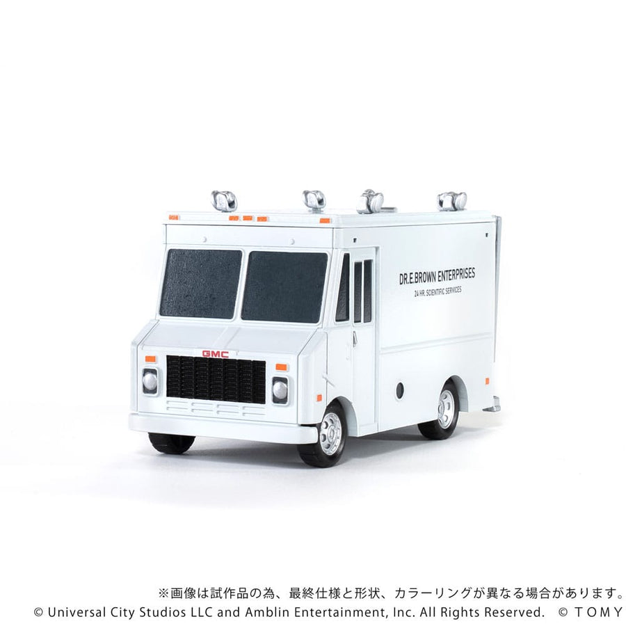 Back to the Future Q - Village Vehicles with mini - figures Time Machine Deluxe Set 9 cm - The Happy Toy Store