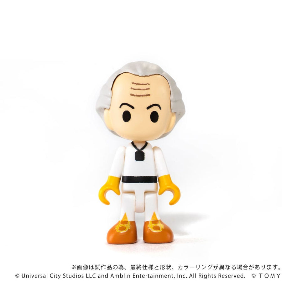 Back to the Future Q - Village Vehicles with mini - figures Time Machine Deluxe Set 9 cm - The Happy Toy Store