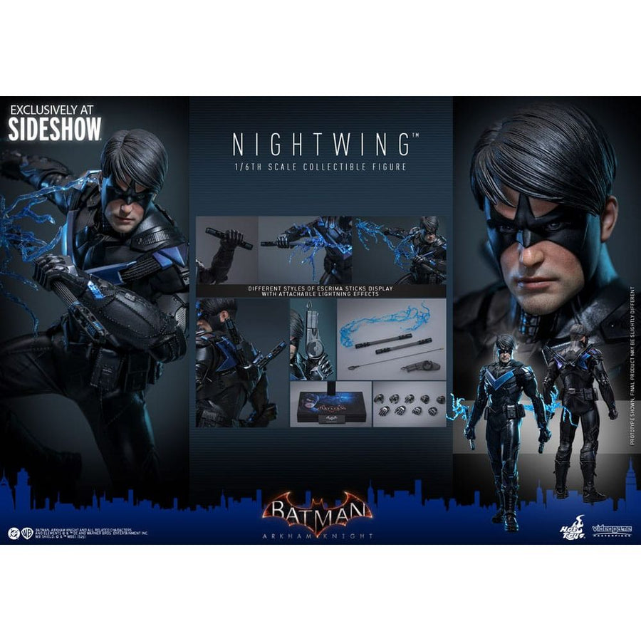 Batman Arkham Knight Videogame Masterpiece Action Figure 1/6 Nightwing 30 cm - The Happy Toy Store