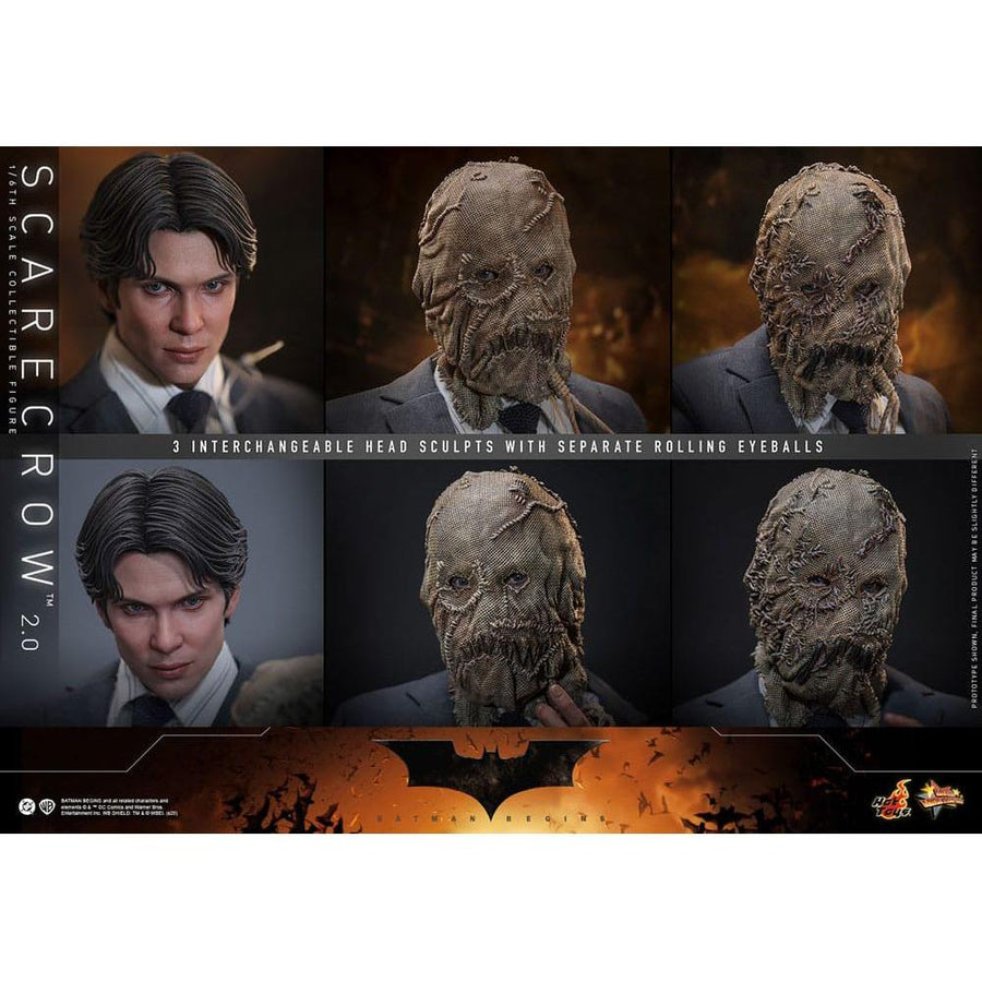 Batman Begins Movie Masterpiece Action Figure 1/6 Scarecrow 2.0 30 cm - The Happy Toy Store