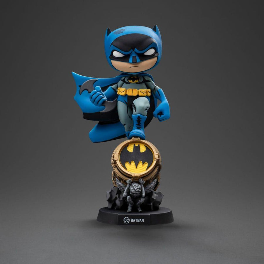 Batman Mini Co. PVC Figure Batman on Bat - Signal (Blue Variant) 15 cm - The Happy Toy Store