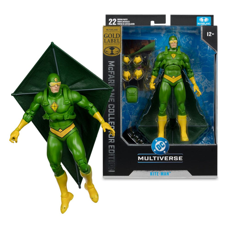 Batman Rogues DC Multiverse McFarlane Collector Edition Action Figure 43 Kite Man (Gold Label) 21 cm - The Happy Toy Store