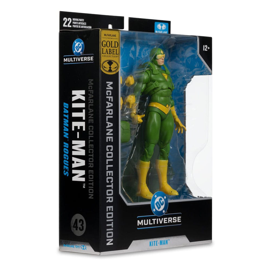 Batman Rogues DC Multiverse McFarlane Collector Edition Action Figure 43 Kite Man (Gold Label) 21 cm - The Happy Toy Store