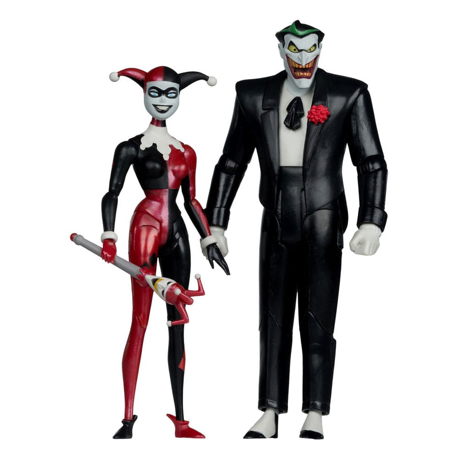 Batman: The Animated Series DC Direct Action Figures Harley Quinn & The Joker (Mad Love) (Gold Label) 18 cm - The Happy Toy Store