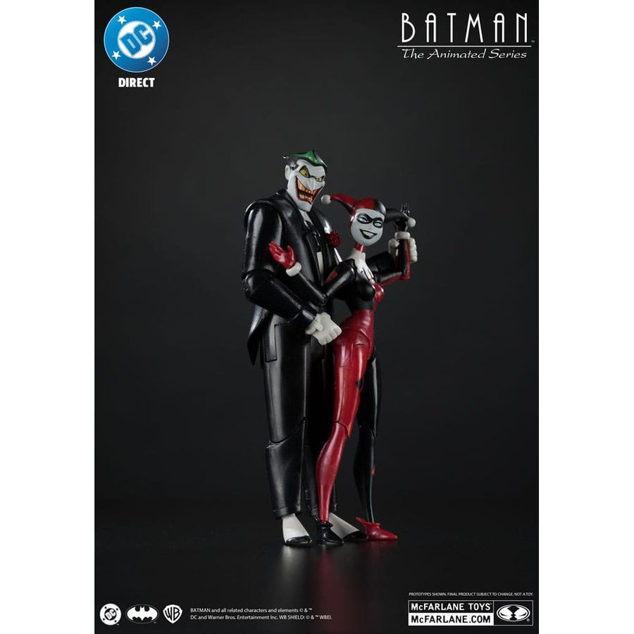 Batman: The Animated Series DC Direct Action Figures Harley Quinn & The Joker (Mad Love) (Gold Label) 18 cm - The Happy Toy Store