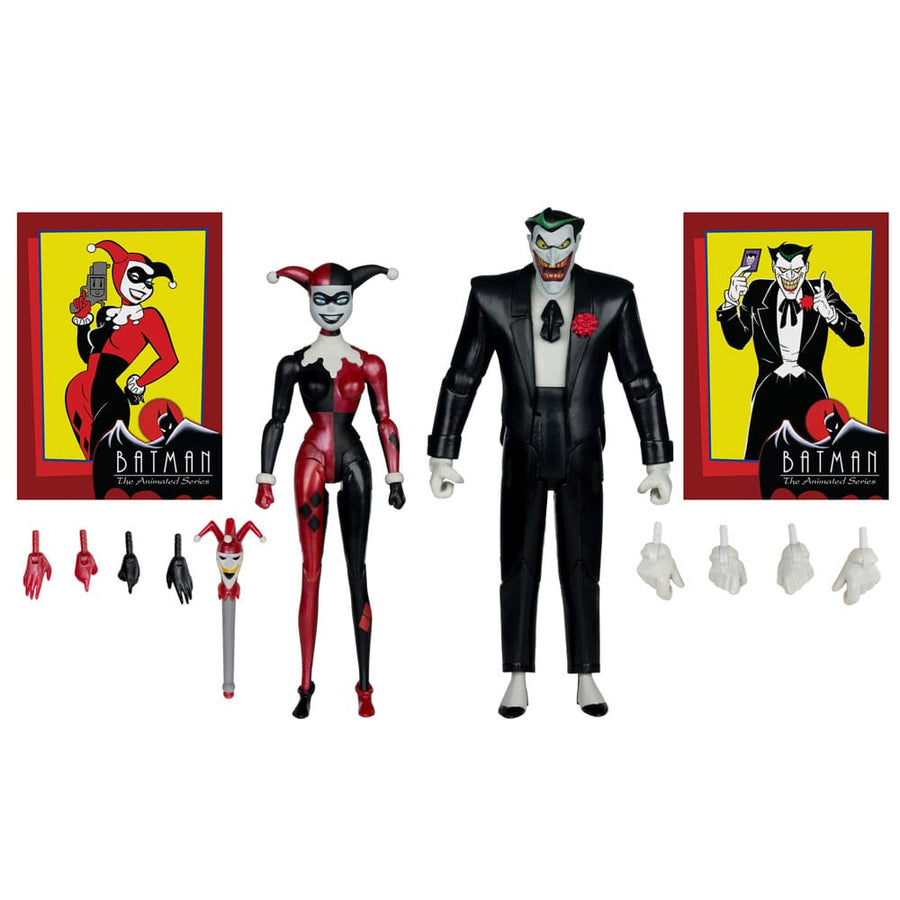 Batman: The Animated Series DC Direct Action Figures Harley Quinn & The Joker (Mad Love) (Gold Label) 18 cm - The Happy Toy Store