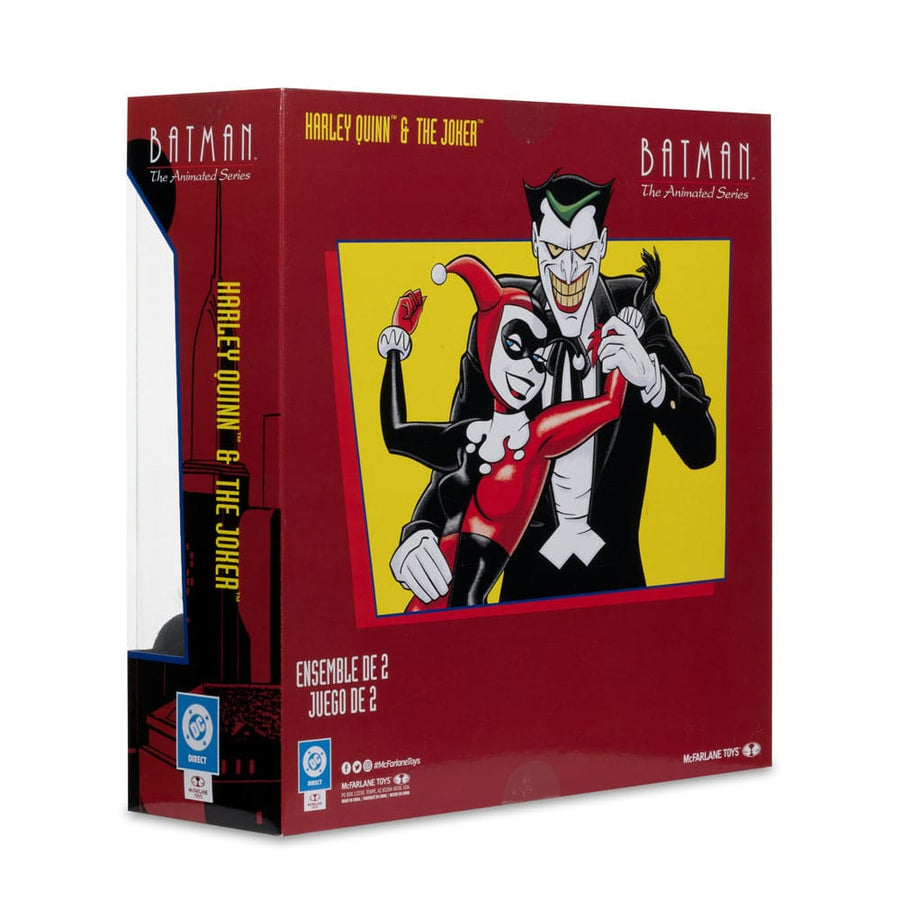 Batman: The Animated Series DC Direct Action Figures Harley Quinn & The Joker (Mad Love) (Gold Label) 18 cm - The Happy Toy Store