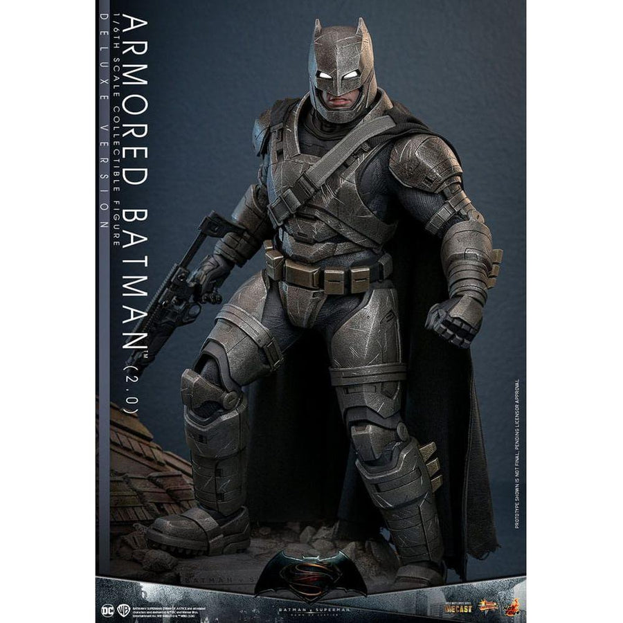 Batman v Superman: Dawn of Justice Movie Masterpiece Action Figure 1/6 Armored Batman 2.0 (Deluxe Version) 33 cm - The Happy Toy Store